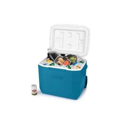 Coleman Chiller 60qt Wheeled Cooler - Ocean 2 Coleman Chiller 60qt Wheeled Cooler - Ocean - Image 2