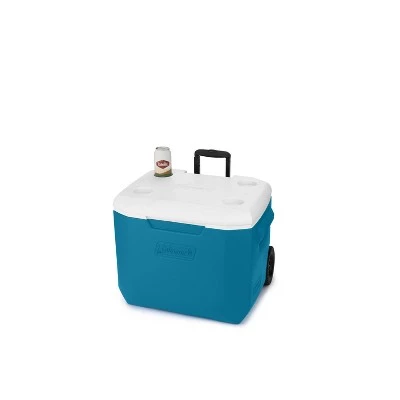 Coleman Chiller 60qt Wheeled Cooler - Ocean 3 Coleman Chiller 60qt Wheeled Cooler - Ocean - Image 3