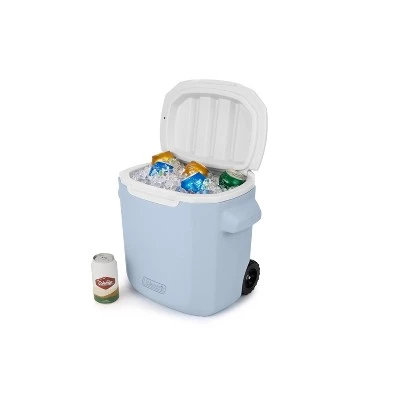 Coleman Chiller 28qt Wheeled Cooler - Fog 2 Coleman Chiller 28qt Wheeled Cooler - Fog - Image 2