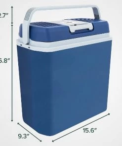 Ivation Electric Cooler & Warmer with Handle | 24 L Portable Thermoelectric Fridge for Vehicles & Trucks| 110V AC Home Power Cord & 12V Car Adapter for Camping, Travel & Picnics -Deals Coolers Store unnamed file 696