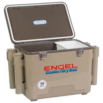 Engel 30-Qt 48 Can Leak-Proof Compact Insulated Airtight Drybox Cooler 2 Engel 30-Qt 48 Can Leak-Proof Compact Insulated Airtight Drybox Cooler - Image 2
