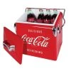 Koolatron CBVIC-13 Official Coca Cola Design 14 Quart 13 Liter Drink Cooler Metal Exterior with Built-In Bottle Opener