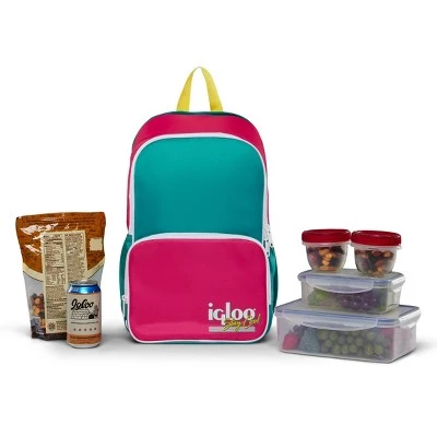 Igloo Retro 16.87qt Backpack Cooler - Dark Jade 1 Igloo Retro 16.87qt Backpack Cooler - Dark Jade