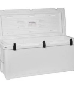 Engel High Performance 167-Quart Portable Durable Rotomolded Airtight 264 Can Hard Cooler and Ice Box for Camping, Sports Events, & Fishing, White