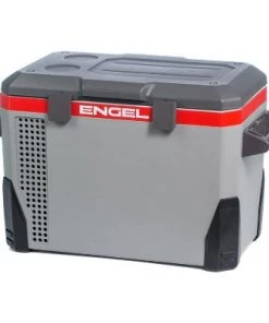 Engel 40-Quart 110/120V-AC 12/24V-DC Portable Top-Opening Tri-Voltage Car Fridge/Freezer with ABS Plastic Shell and Removable Handles, Gray -Deals Coolers Store unnamed file 827