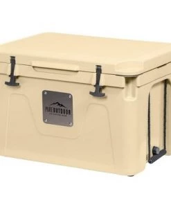 Monoprice Emperor Cooler - 80 Liters - Tan | Securely Sealed, Ideal for The Hottest and Coldest Conditions - Pure Outdoor Collection