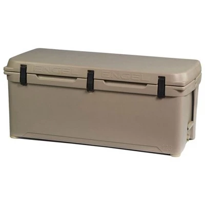 Engel 123 High Performance Durable Roto Molded Airtight 130 Can Ice Cooler, Tan 4 Engel 123 High Performance Durable Roto Molded Airtight 130 Can Ice Cooler, Tan - Image 4