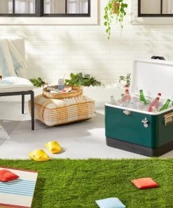 Hearth & Hand With Magnolia Portable 54qt Cooler Dark Green/Black - Hearth & Hand™ with Magnolia