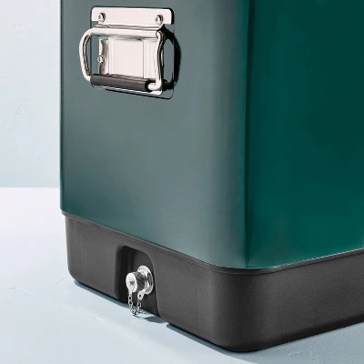 Hearth & Hand With Magnolia Portable 54qt Cooler Dark Green/Black - Hearth & Hand™ with Magnolia 2 Hearth & Hand With Magnolia Portable 54qt Cooler Dark Green/Black - Hearth & Hand™ with Magnolia - Image 2