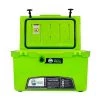 Frosted Frog 45 Quart Roto-Molded Commercial Grade Foam Insulated Cooler Ice Chest with Sealing Gasket, Drain Plug, and 2 Bottle Openers, Green