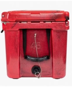 Frosted Frog 45 Quart Roto-Molded Commercial Grade Foam Insulated Cooler Ice Chest with Sealing Gasket, Drain Plug, and 2 Bottle Openers, Red Camo -Deals Coolers Store unnamed file 964